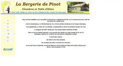 Desktop Screenshot of chambres-pinot.com