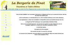 Tablet Screenshot of chambres-pinot.com